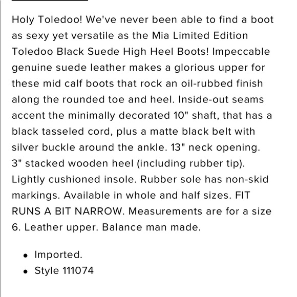 MIA Limited Toledoo Chelsea Black Suede Boot 10 - Picture 9 of 9